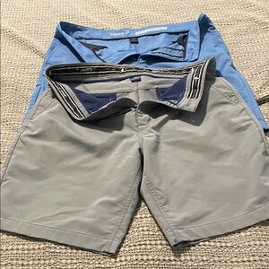 johnnie-O Blue and Gray Men's Shorts